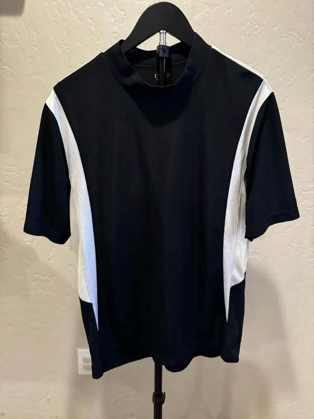 IZOD Cool FX Performance Mock Neck Short Sleeve Athletic Shirt